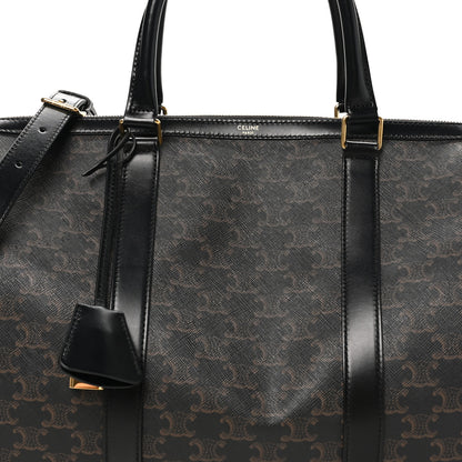 Celine Triomphe Canvas Medium Voyage Duffle Black 6 of 9