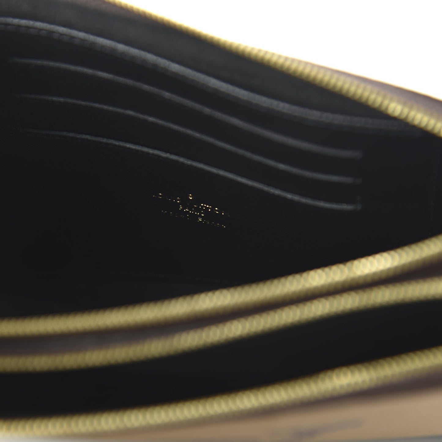 Reverse Monogram Giant Double Zip Pochette