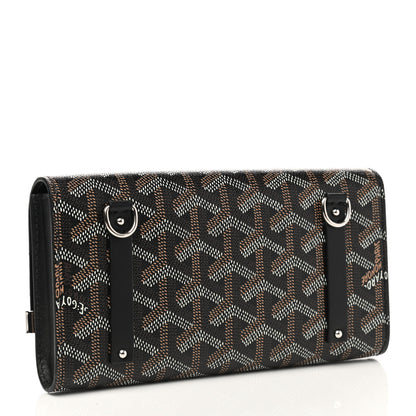 Goyard Goyardine Monte Carlo Bois Clutch Black 3 of 11
