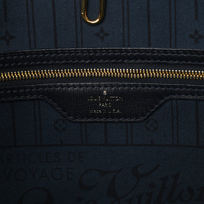 Louis Vuitton Monogram Idylle Neverfull MM Encre 6 of 11