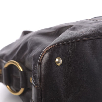 Saint Laurent Calfskin Oversized Muse Brown 16 of 19