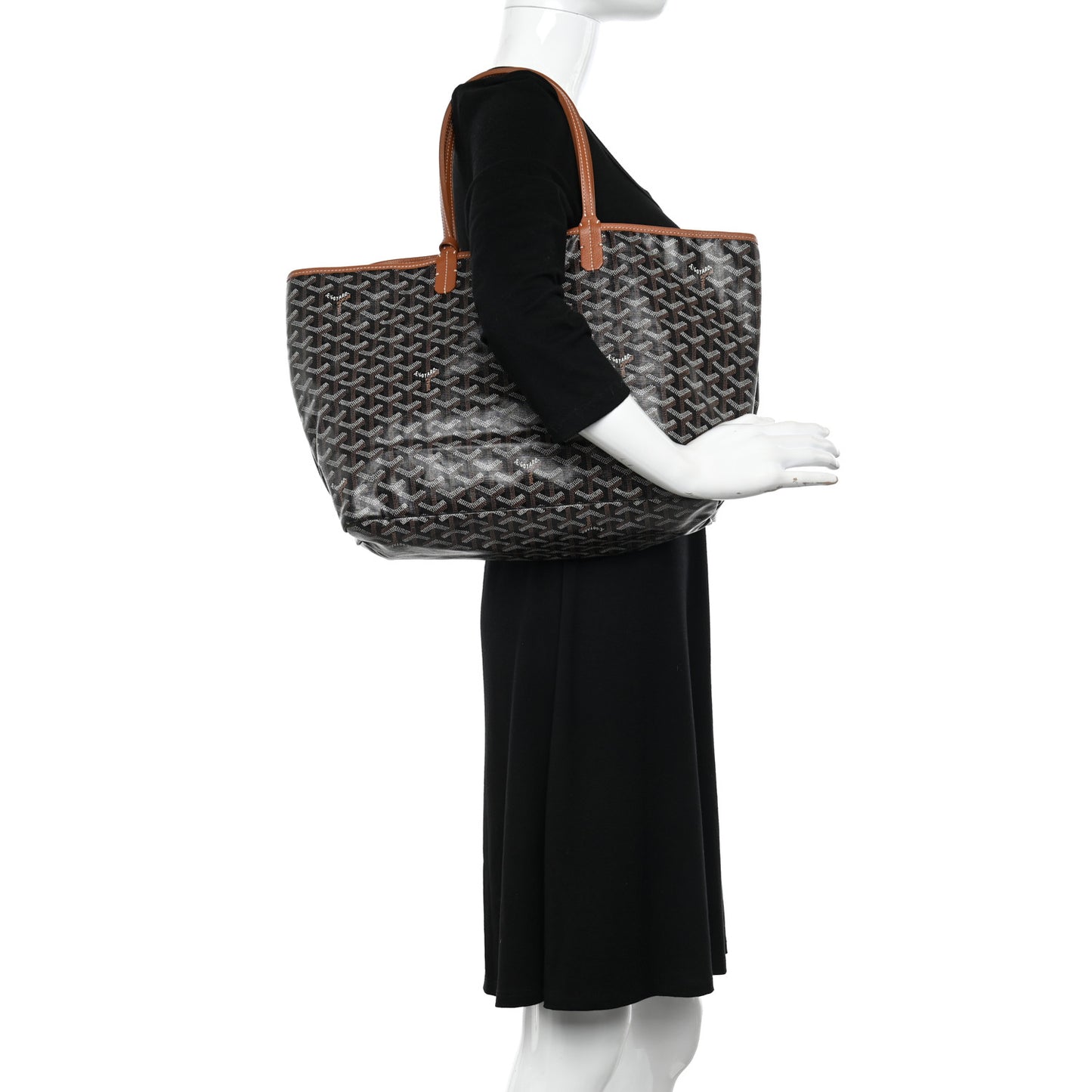 Goyardine Saint Louis PM Black Gold