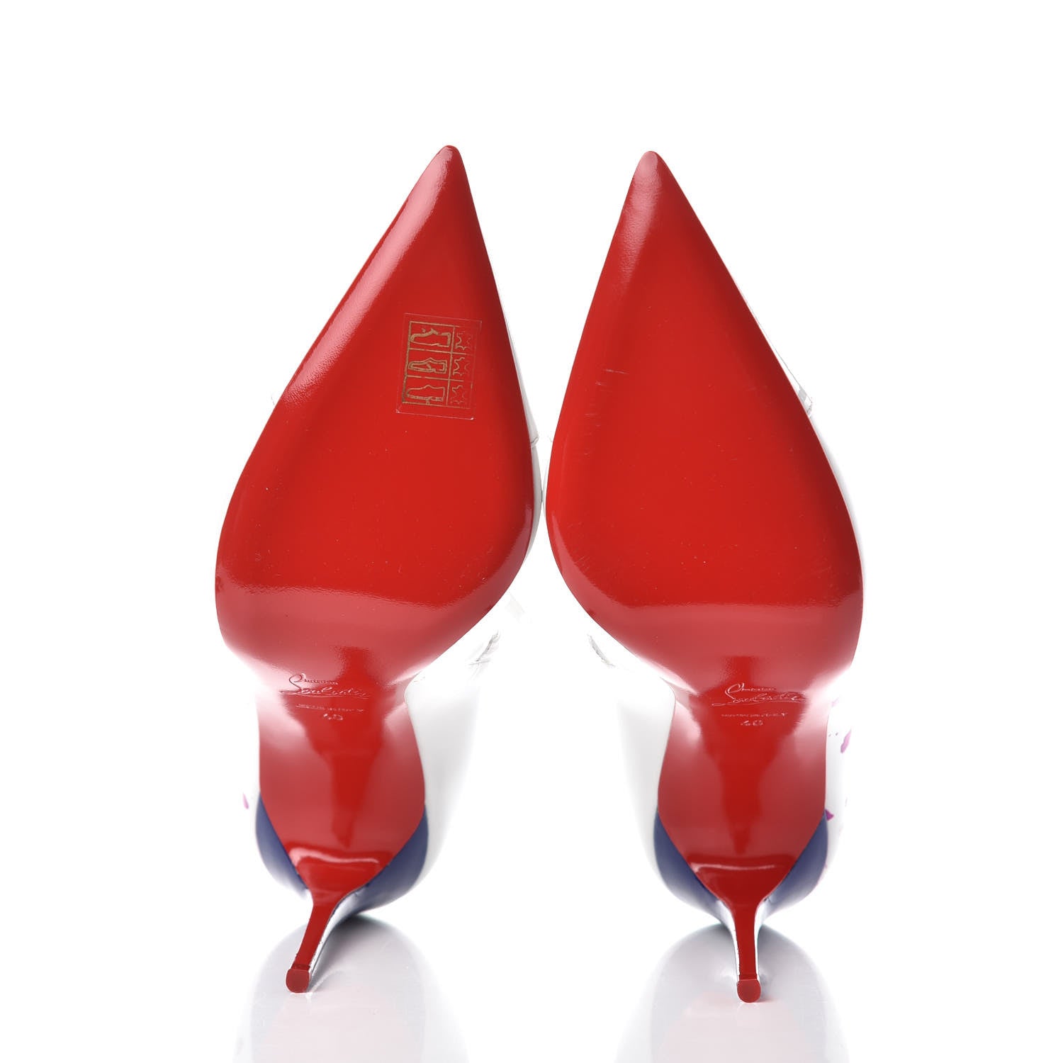 Christian Louboutin Calfskin In Love 100 Booties 40 White 5 of 9