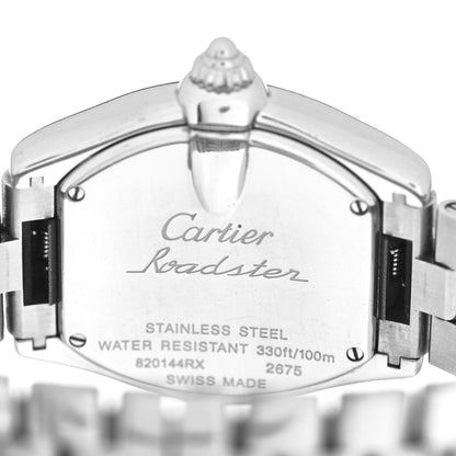 Cartier Stainless Steel 31mm Roadster Quartz Watch Pink 4 of 5