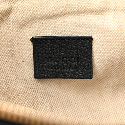 Gucci Grained Calfskin Logo Belt Bag Black 6 of 11