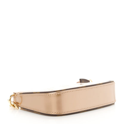 Louis Vuitton Metallic Vernis Mini Pochette Accessories Rose Gold 4 of 10