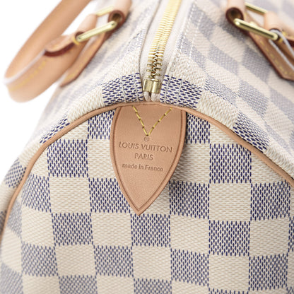 Louis Vuitton Damier Azur Speedy 30 8 of 8