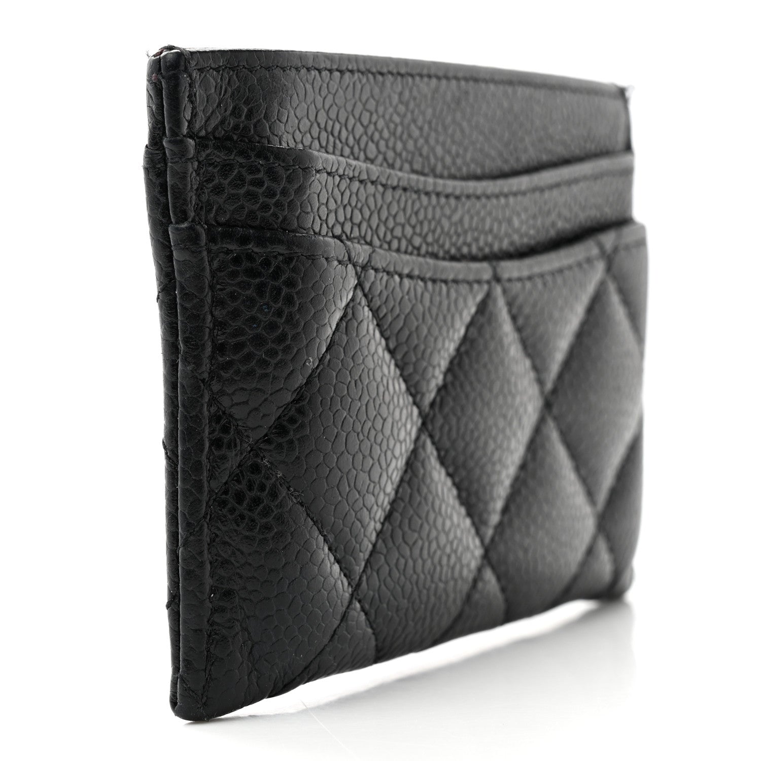 Chanel Caviar Quilted Card Holder Black 3 of 11
