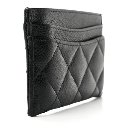 Chanel Caviar Quilted Card Holder Black 3 of 11