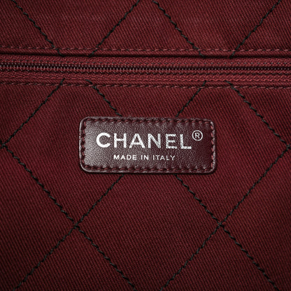 Chanel Grained Calfskin Quilted Small Daily Shopping Tote Black 7 of 14