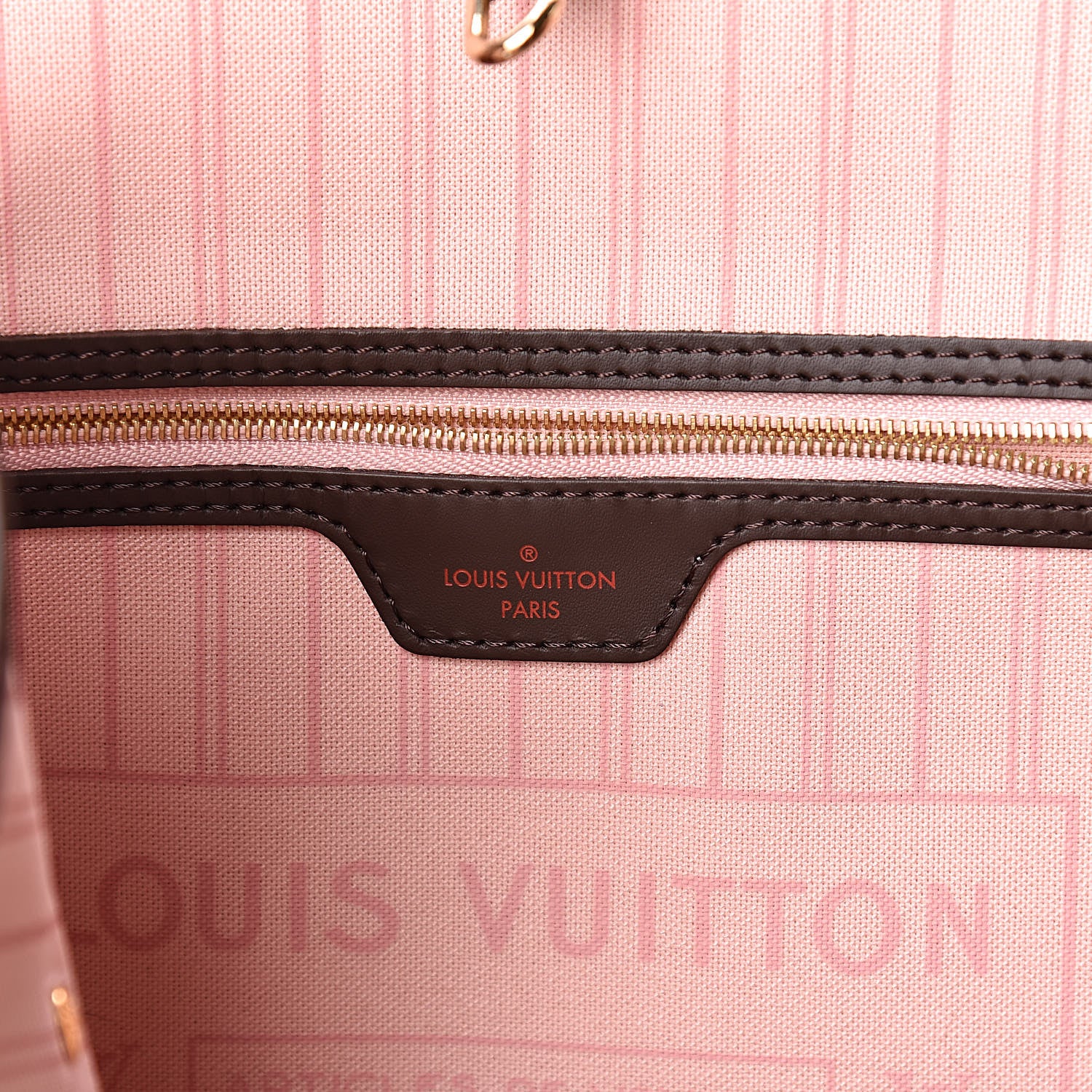 Louis Vuitton Damier Ebene Neo Neverfull MM Rose Ballerine 7 of 17