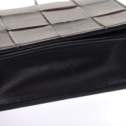 Bottega Veneta Lambskin Maxi Intrecciato Mini Cassette Crossbody Bag Black 13 of 18