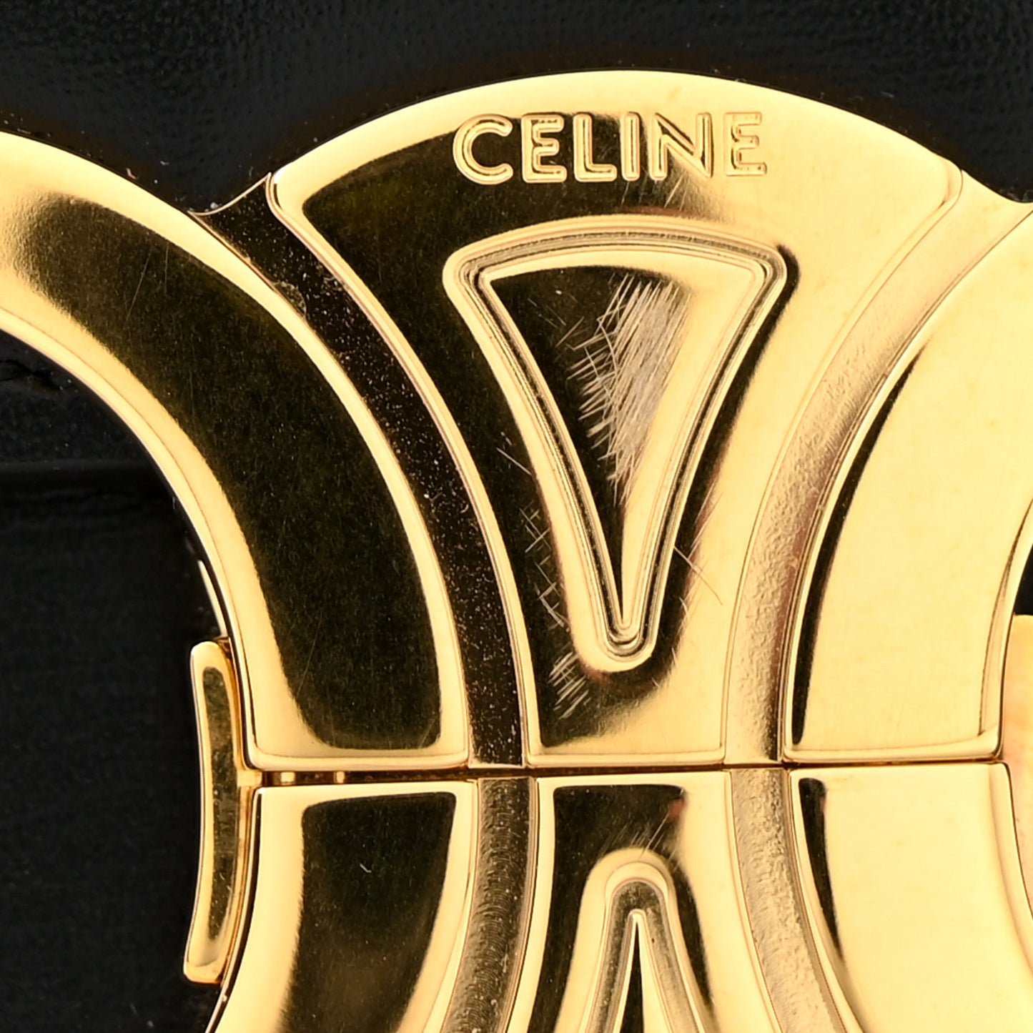 Shiny Calfskin Teen Triomphe Black