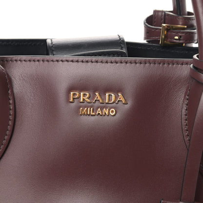 Prada City Calf Bibliotheque Tote Granato Black 7 of 10