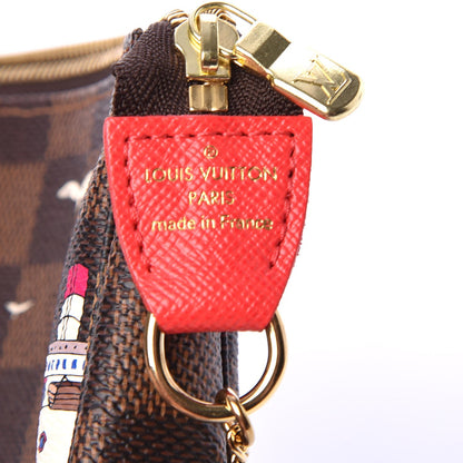 Louis Vuitton Damier Ebene 2016 Christmas Animation Mini Pochette Accessories 7 of 8