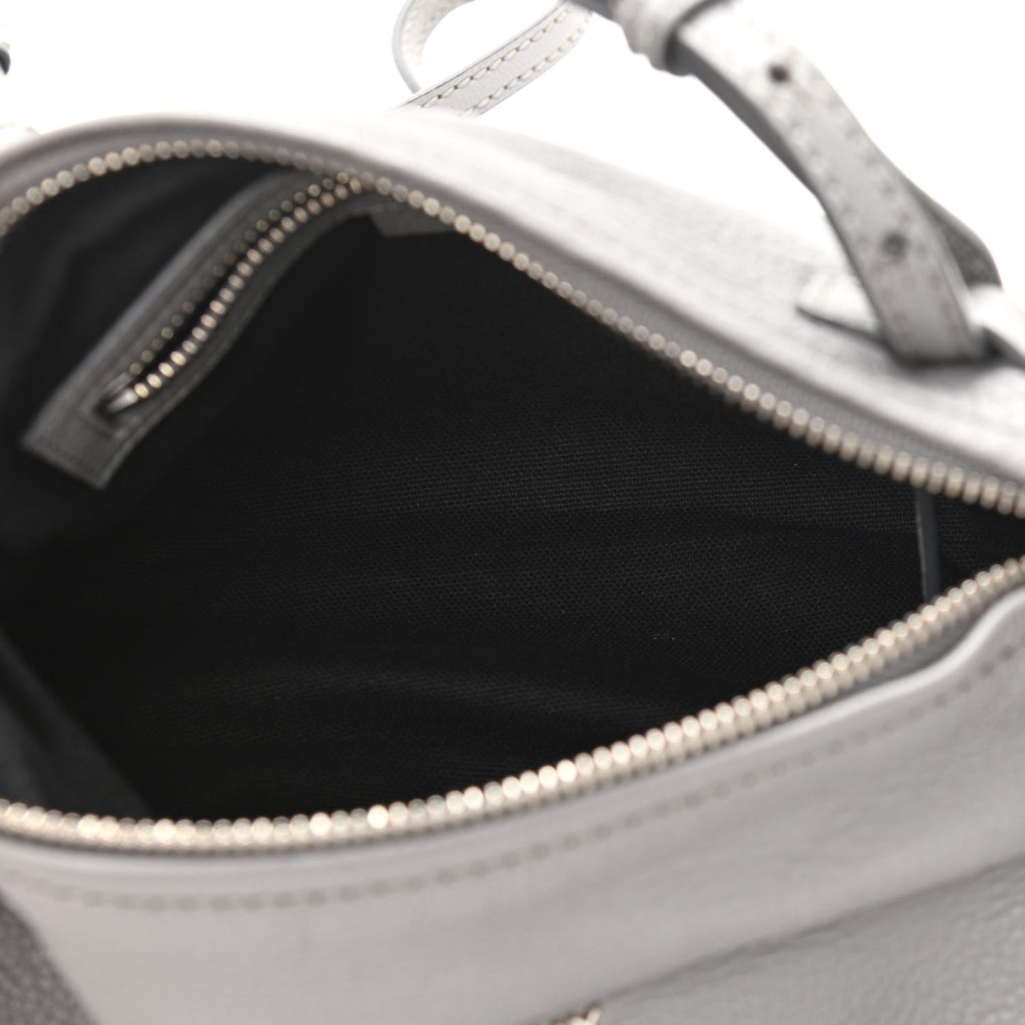 Sugar Goatskin Mini Pandora Dove Grey