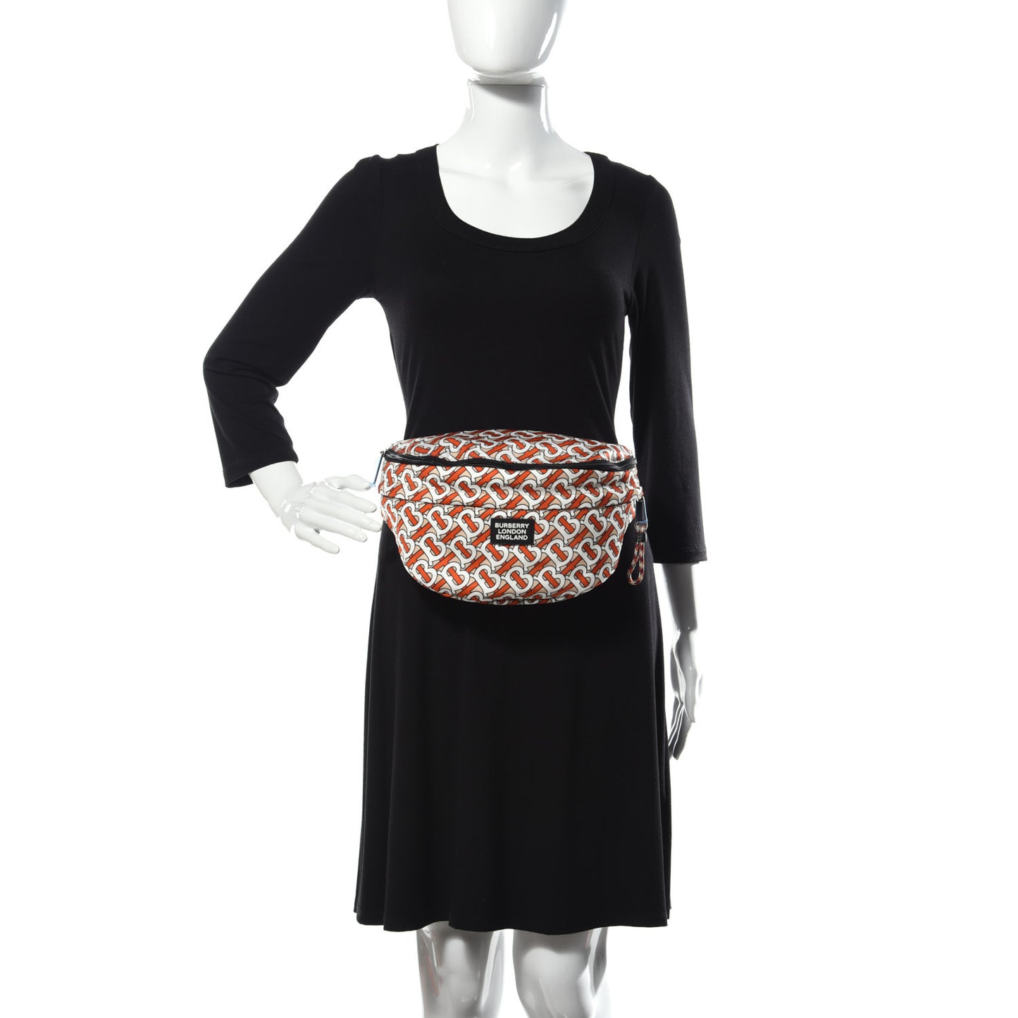 Nylon Monogram Convertible Bum Bag Vermilion