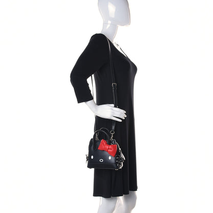 Balenciaga Calfskin Hello Kitty XXS Ville Top Handle Bag Black 2 of 10