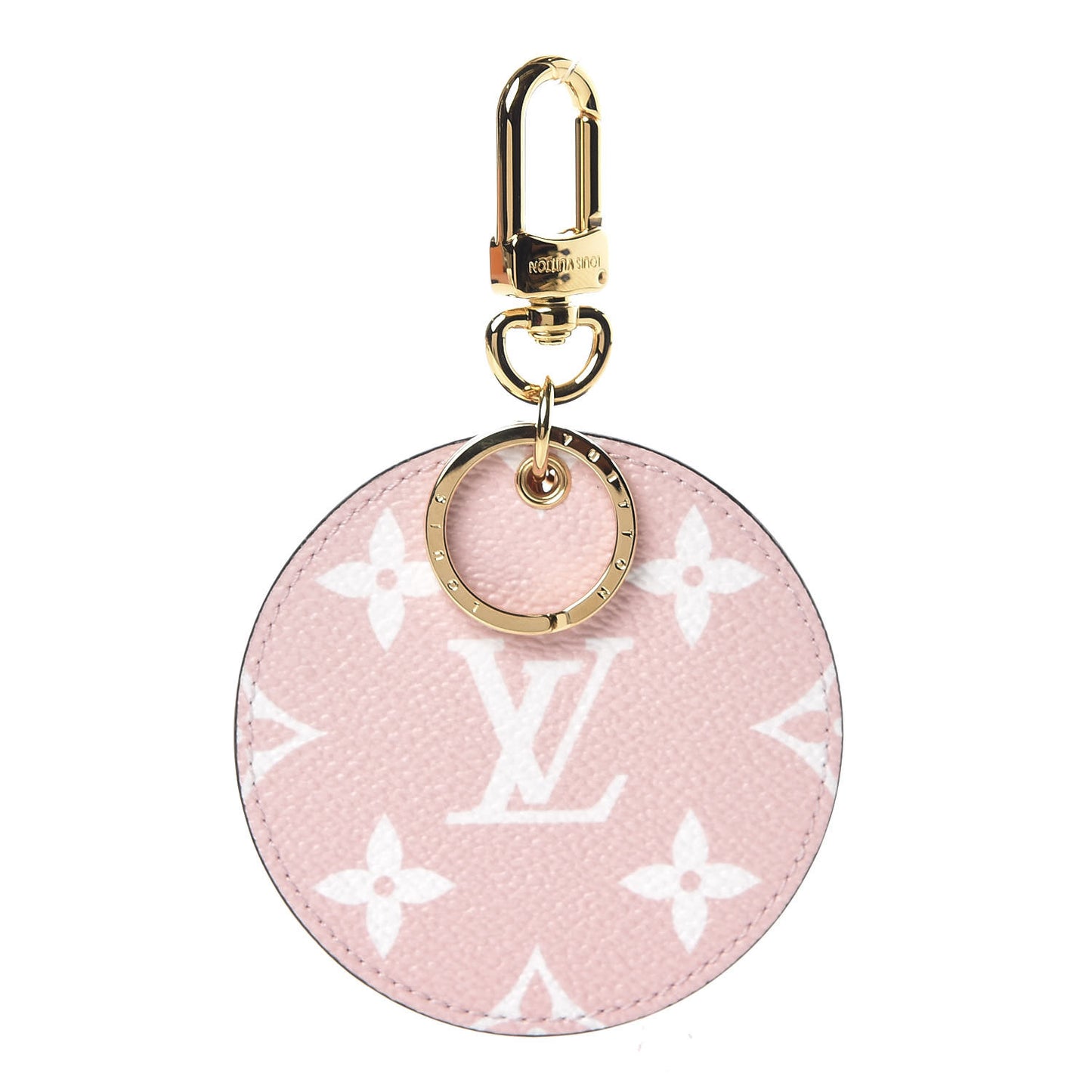 Monogram Giant Bag Charm Key Holder Rouge