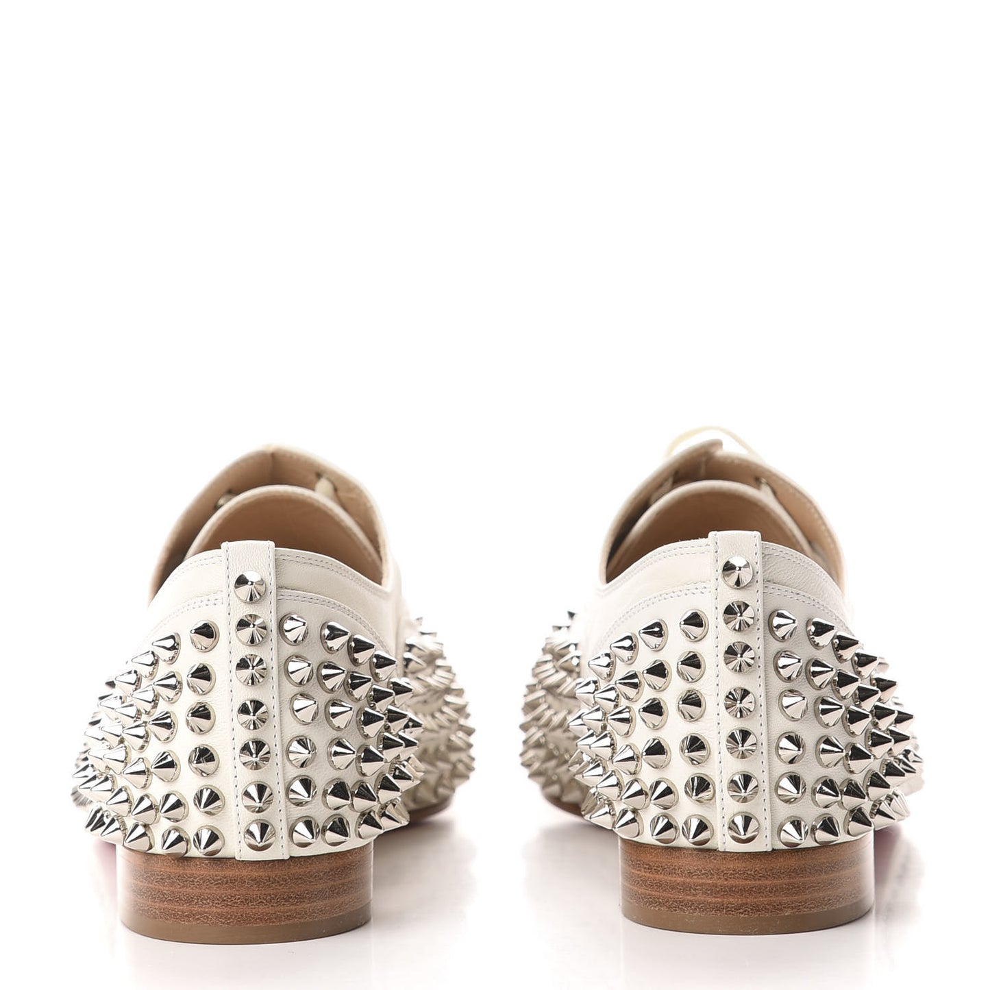 Nappa Freddy Spikes Donna Flat Sneakers 38 Latte Silver