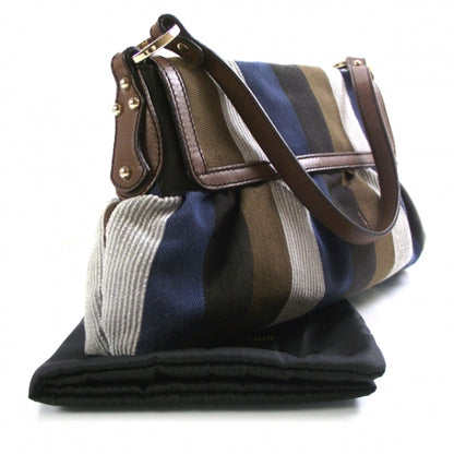 Fendi Pequin Large Chef Shoulder Bag Multicolor 3 of 11