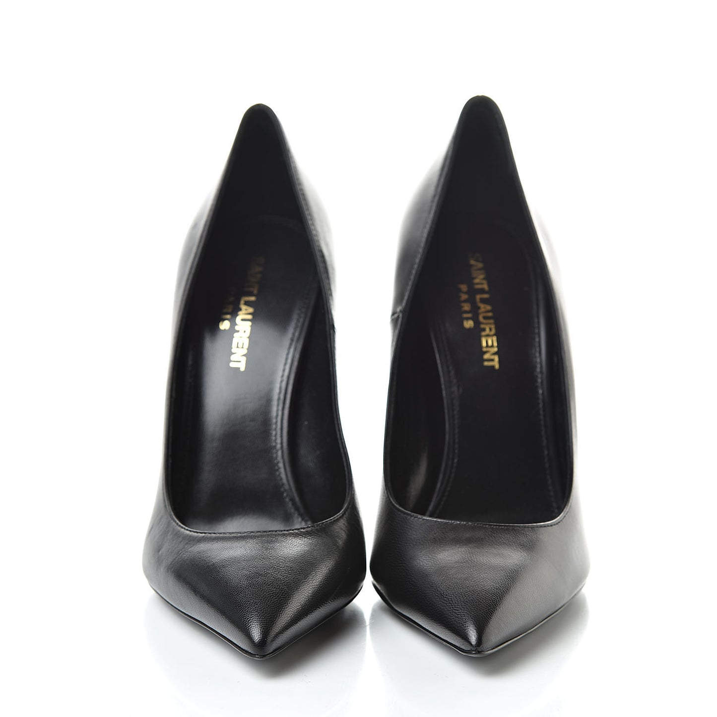 Calfskin Opyum 110 Pumps 37.5 Black Gold