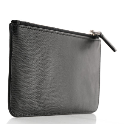 Prada Saffiano Bellhop Key Holder Black 3 of 9