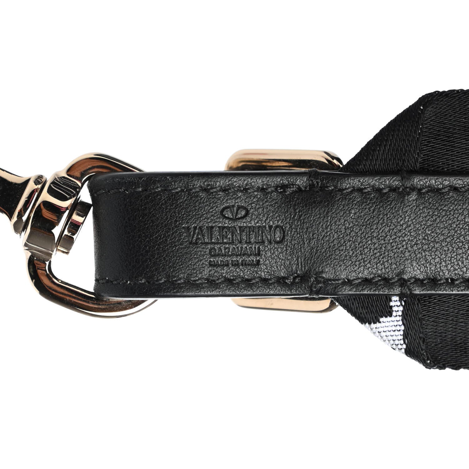 Valentino Garavani Canvas VLTN Strap Black 3 of 4