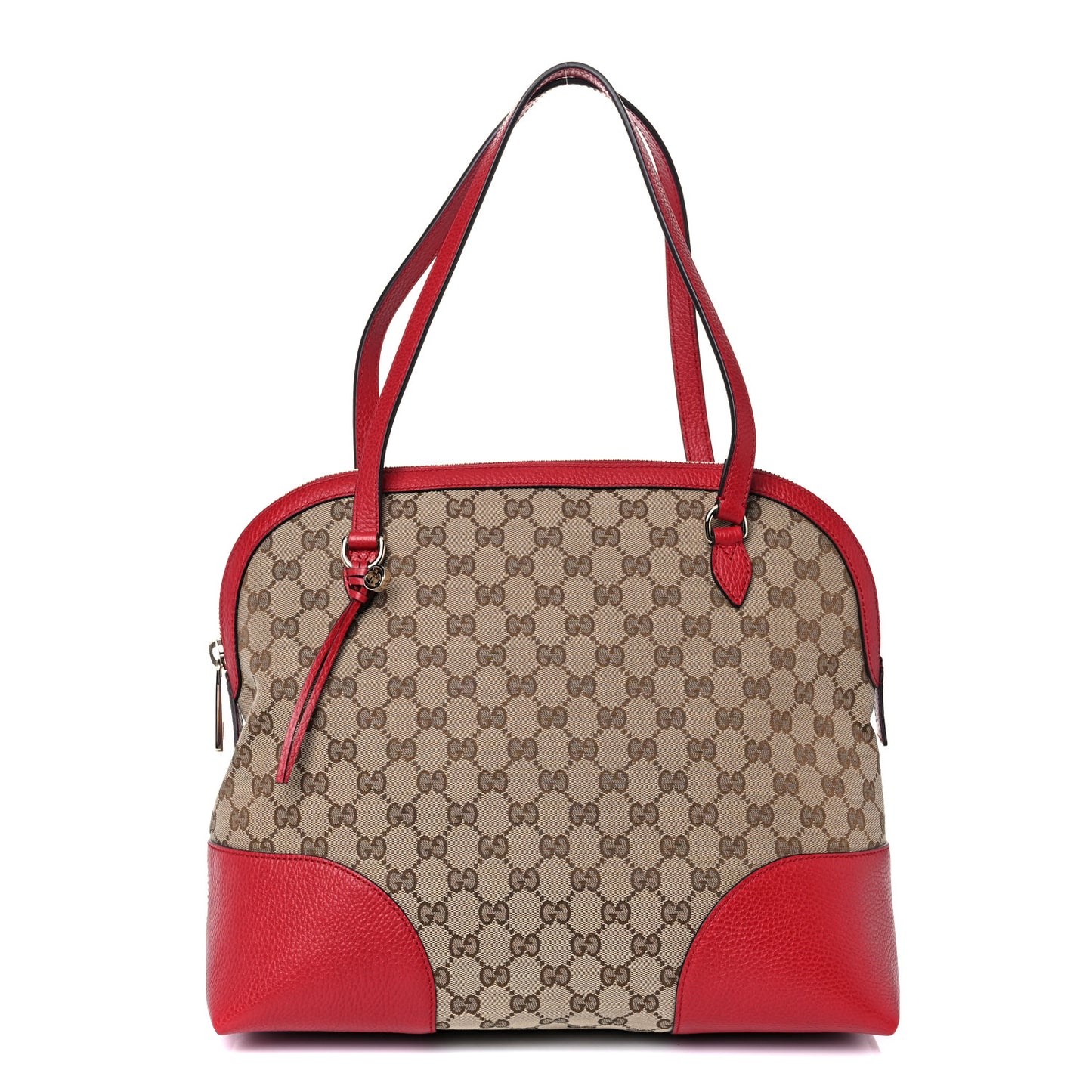 Monogram Medium Bree Shoulder Bag Red