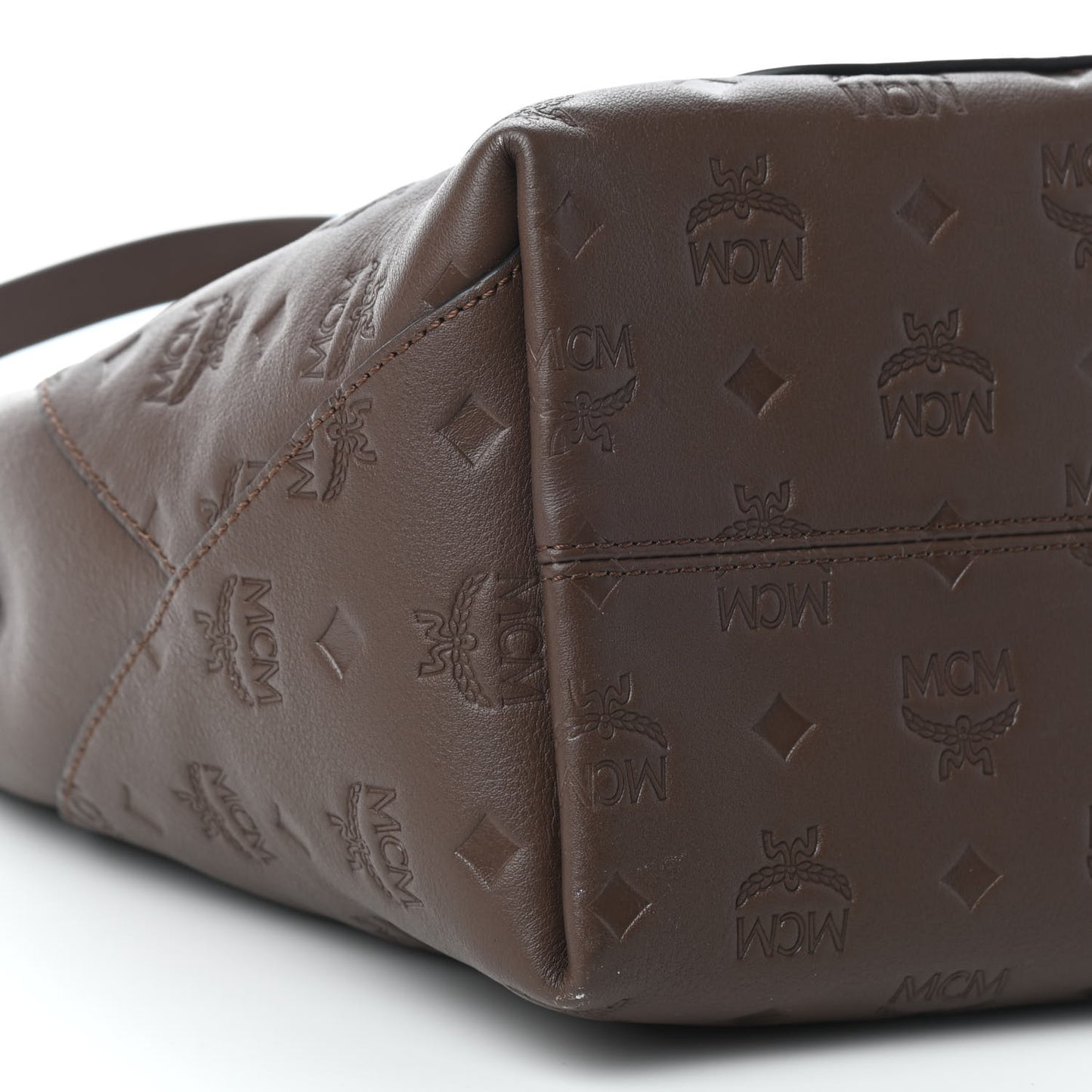 Calfskin Ottomar Monogram Medium Klara Hobo Chestnut