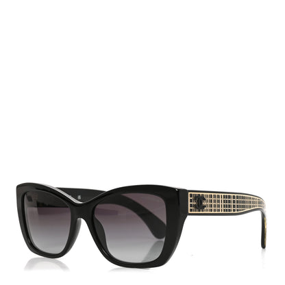 Chanel Acetate Metal Butterfly Sunglasses 71553 Black 1 of 7