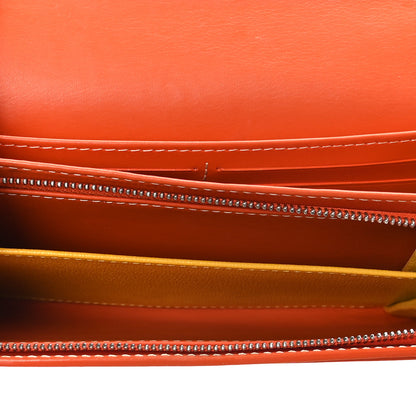 Goyard Goyardine Varenne Long Wallet Orange 6 of 9