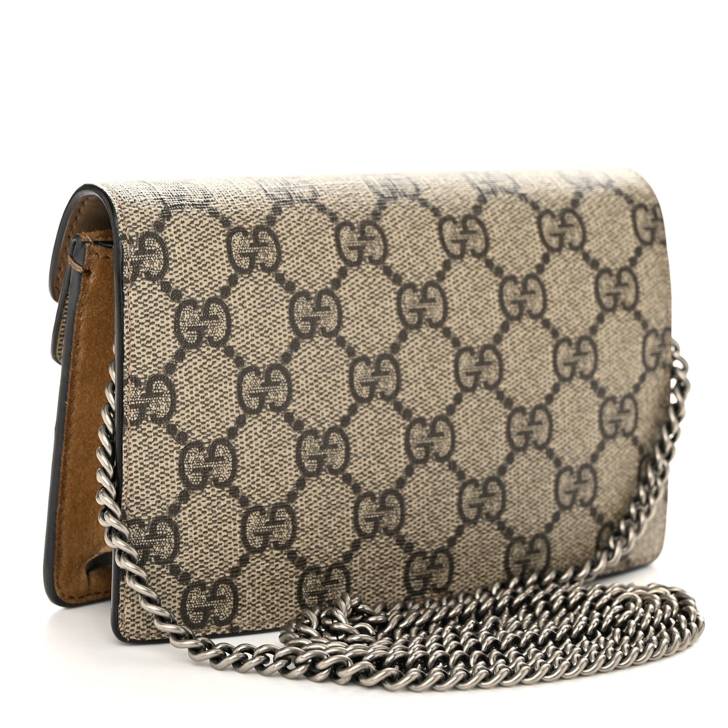 GG Supreme Monogram Super Mini Dionysus Shoulder Bag Taupe
