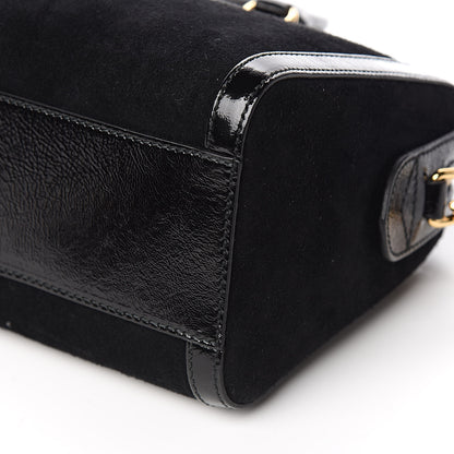 Gucci Suede Patent GG Web Medium Ophidia Boston Black 9 of 10