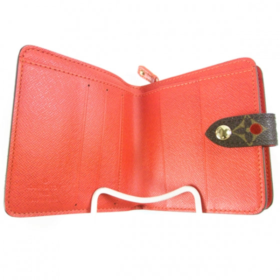 Louis Vuitton Monogram Perforated Compact Zipped Wallet Orange 5 of 7
