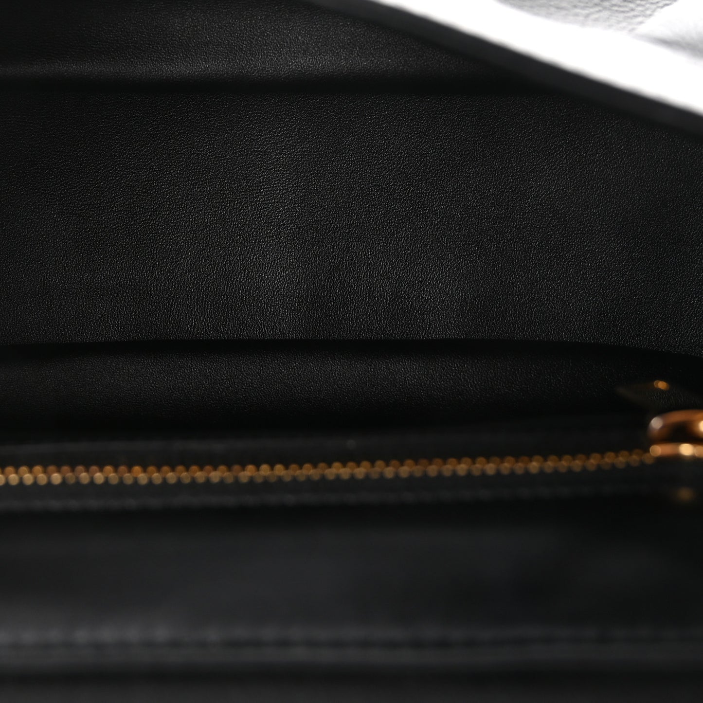 Supple Grained Calfskin Medium Polly Black