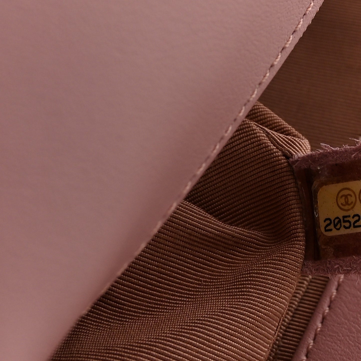 Calfskin Quilted Medium Boy Flap Light Pink