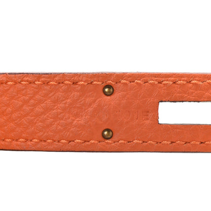 Hermes Togo Birkin 35 Orange 26 of 34
