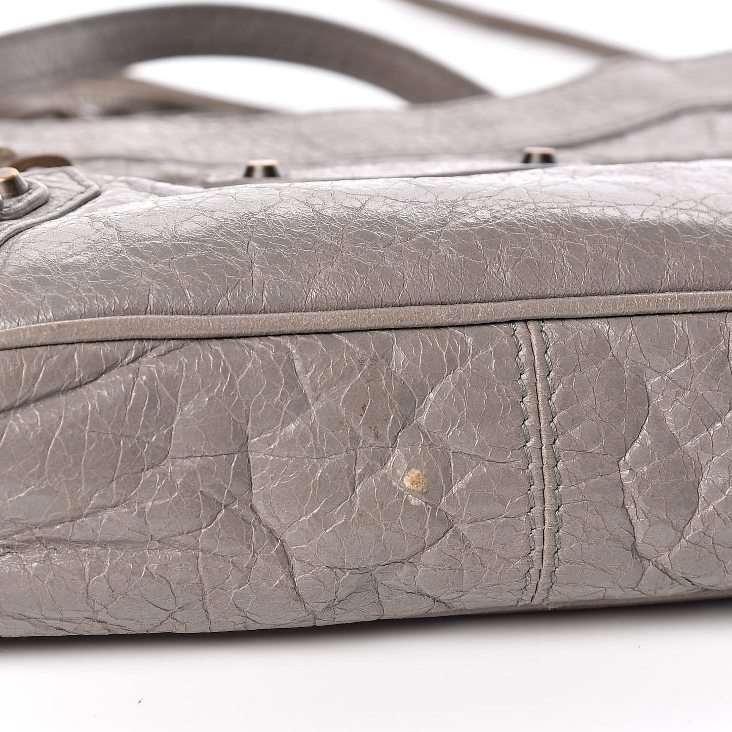 Agneau Classic Hardware Hip Gris Pyrite