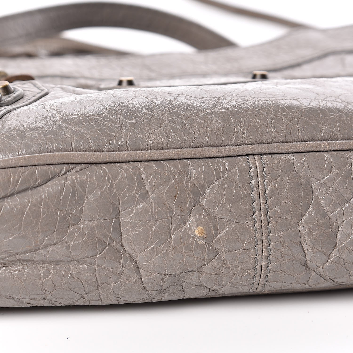 Balenciaga Agneau Classic Hardware Hip Gris Pyrite 9 of 14