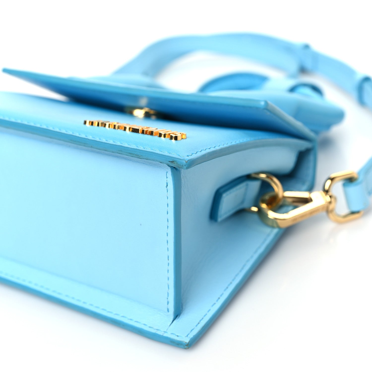 Jacquemus Smooth Calfskin Le Chiquito Noeud Blue 9 of 9