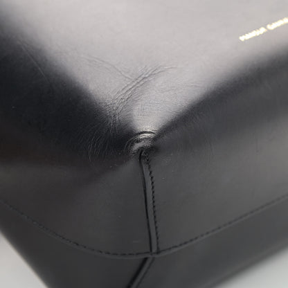 Mansur Gavriel Calfskin Mini Bucket Bag Black Ballerina 6 of 14