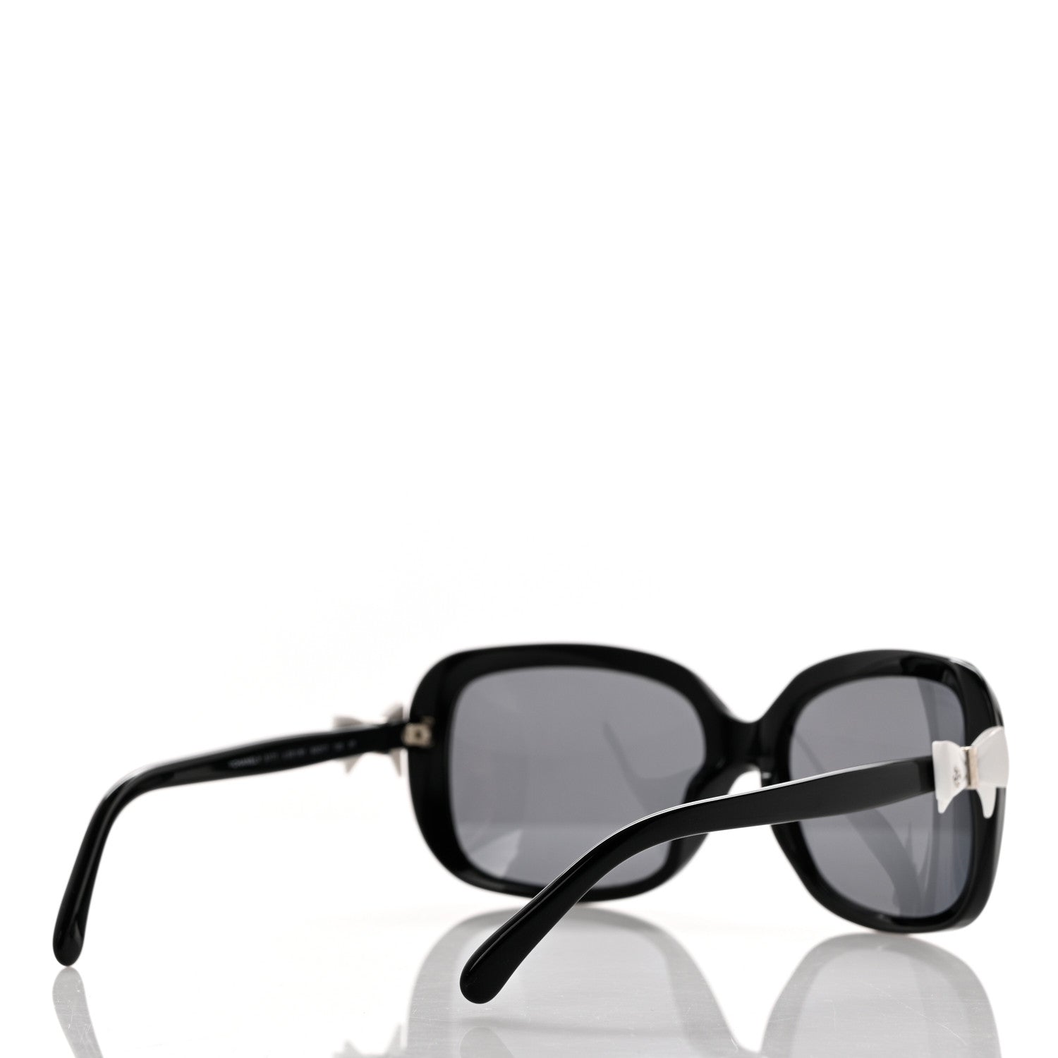 Chanel Acetate CC Bow Sunglasses 5171 Black White 4 of 8