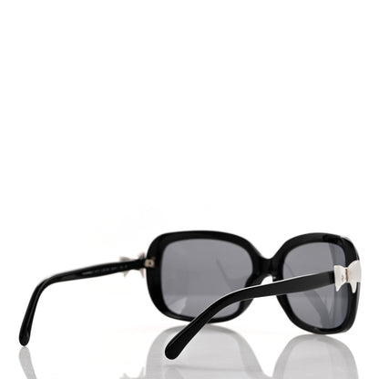 Chanel Acetate CC Bow Sunglasses 5171 Black White 4 of 8