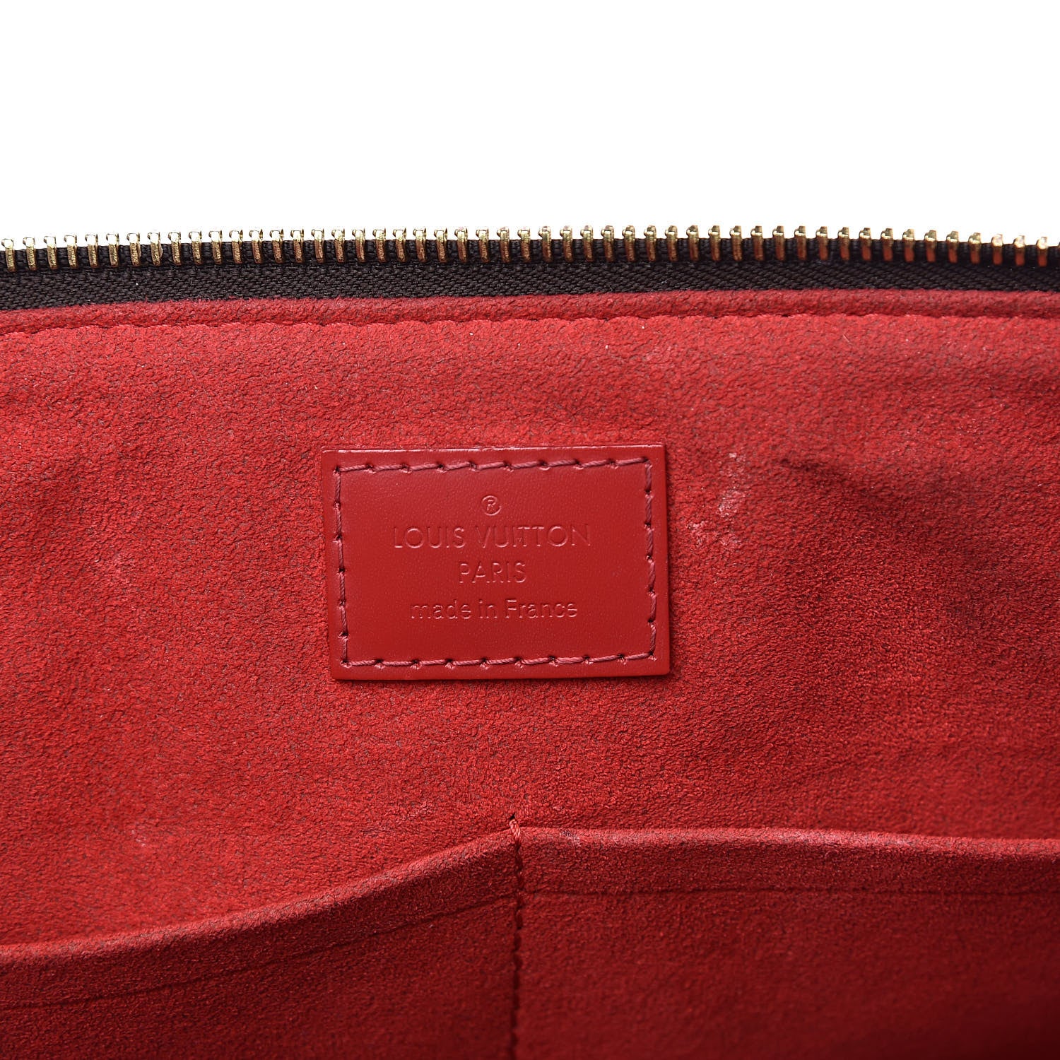 Louis Vuitton Damier Ebene Caissa Tote PM Cherry 6 of 15