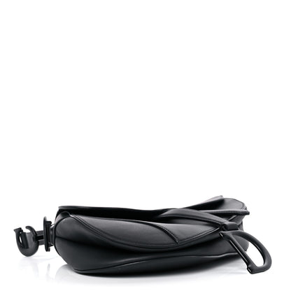 Christian Dior Ultra Matte Calfskin Saddle Bag Black 4 of 16