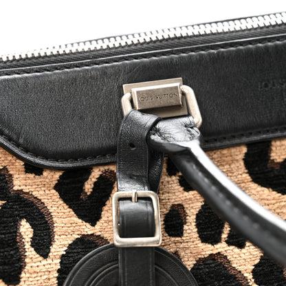 Louis Vuitton Jacquard Velvet Leopard Print Stephen Sprouse Speedy 11 of 15