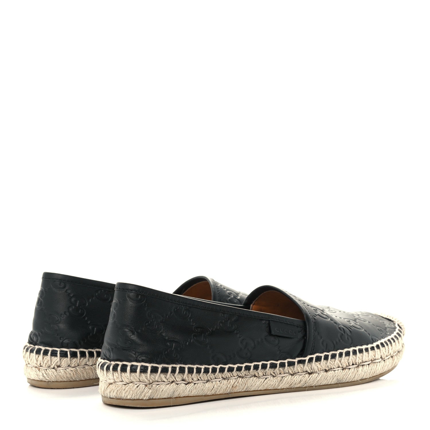 Gucci Guccissima Signature Espadrilles 38 Black 4 of 11