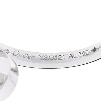 Cartier 18K White Gold Juste Un Clou Hoop Earrings 4 of 6