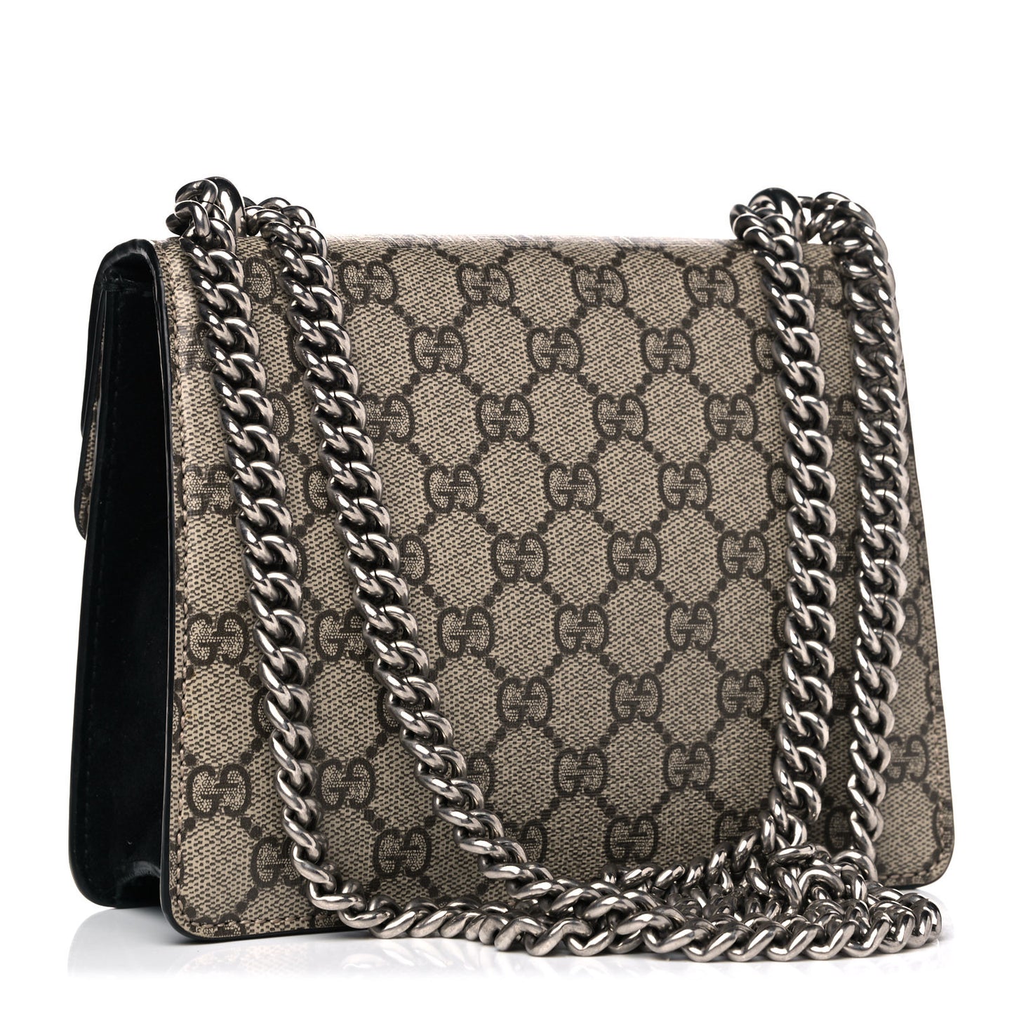 GG Supreme Monogram Mini Dionysus Shoulder Bag Black